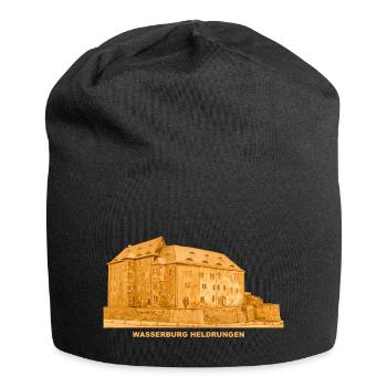 Château forteresse de Heldrungen en Thuringe - Bonnet en jersey - noir - Devant