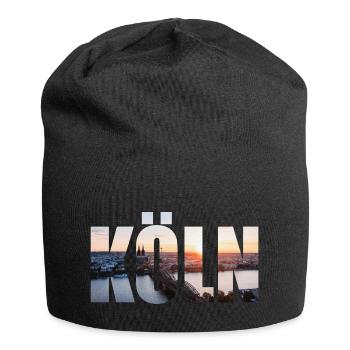 HORIZON DE COLOGNE. - Bonnet en jersey - noir - Devant