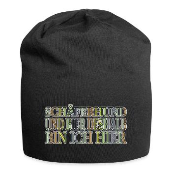 lustige tshirts lieblingshund junggesellenabschied - Jersey-Beanie - Schwarz - Vorne