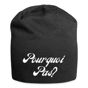 pourquoi pas - Bonnet en jersey - noir - Devant