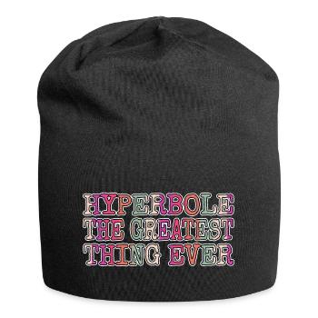 bicycle birthday present quote editor present - Jersey Beanie - black - Front