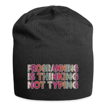 computer humour birthday present idea present idea - Jersey Beanie - black - Front