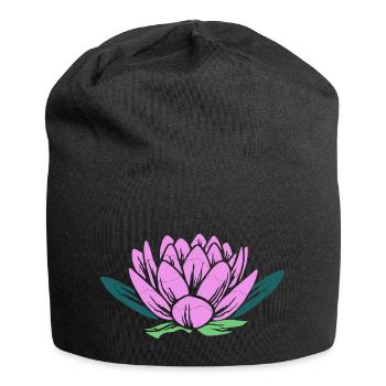Lotus - Jersey Beanie - black - Front