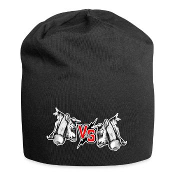 VS Valais vache d'hérens, combat cow - Jersey Beanie - black - Front