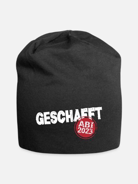 Abi 2023 geschafft Abishirt - Jersey-Beanie - Schwarz