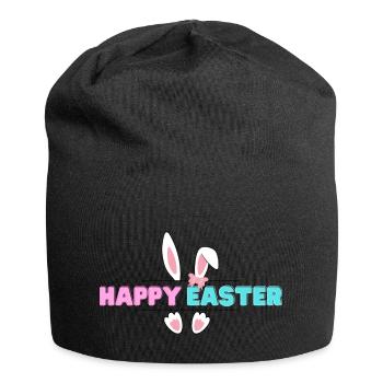 Joyeuses Pâques - Bonnet en jersey - noir - Devant