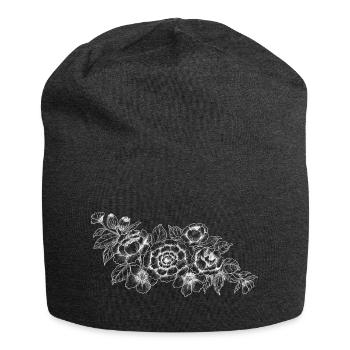 Florist Flower Plant Nature Gardener - Jersey Beanie - charcoal grey - Front