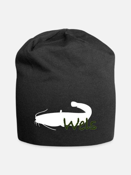 Wels - Jersey-Beanie - Schwarz