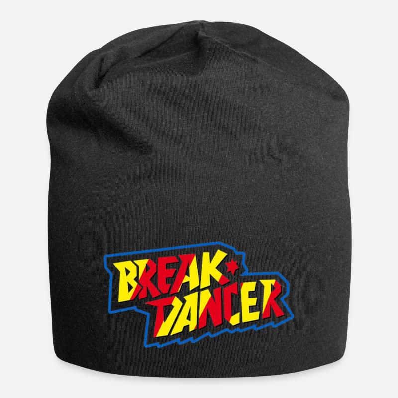 BreakDancer - Jersey-Beanie - Schwarz