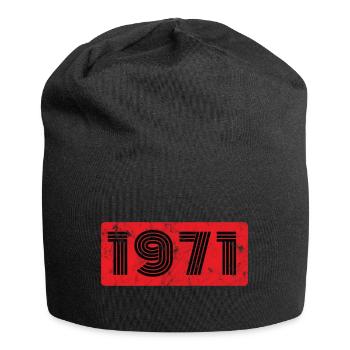 Millésime 1971 - Bonnet en jersey - noir - Devant