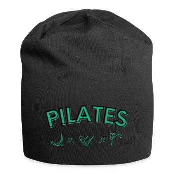 Pilates Verschiedene Positionen - Jersey-Beanie - Schwarz - Vorne