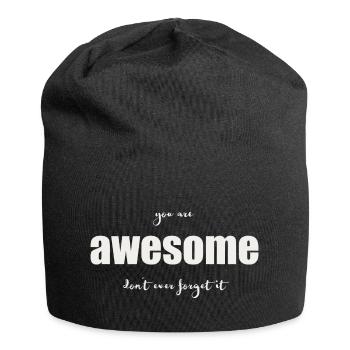 Tu es incroyable - Bonnet en jersey - noir - Devant