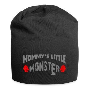 Le petit monstre de maman - Bonnet en jersey - noir - Devant