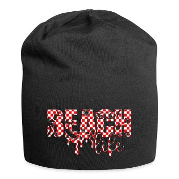 Dubrovnik kroatien hrvatska zrce beach party exyu - Jersey-Beanie - Schwarz - Vorne