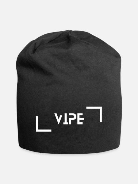 Summer vipe - Jersey-Beanie - Schwarz