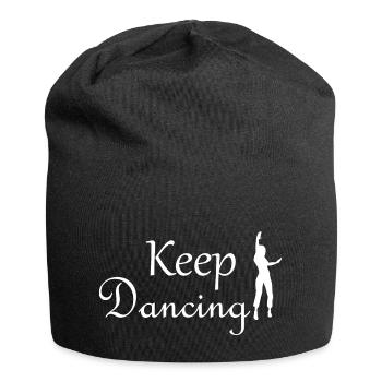Dancing Dance Music - Jersey Beanie - black - Front