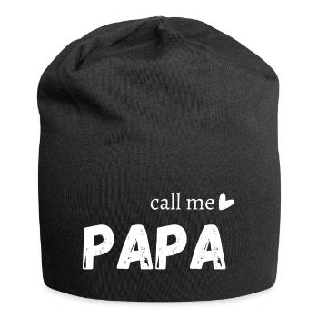 Call me papa - Bonnet en jersey - noir - Devant