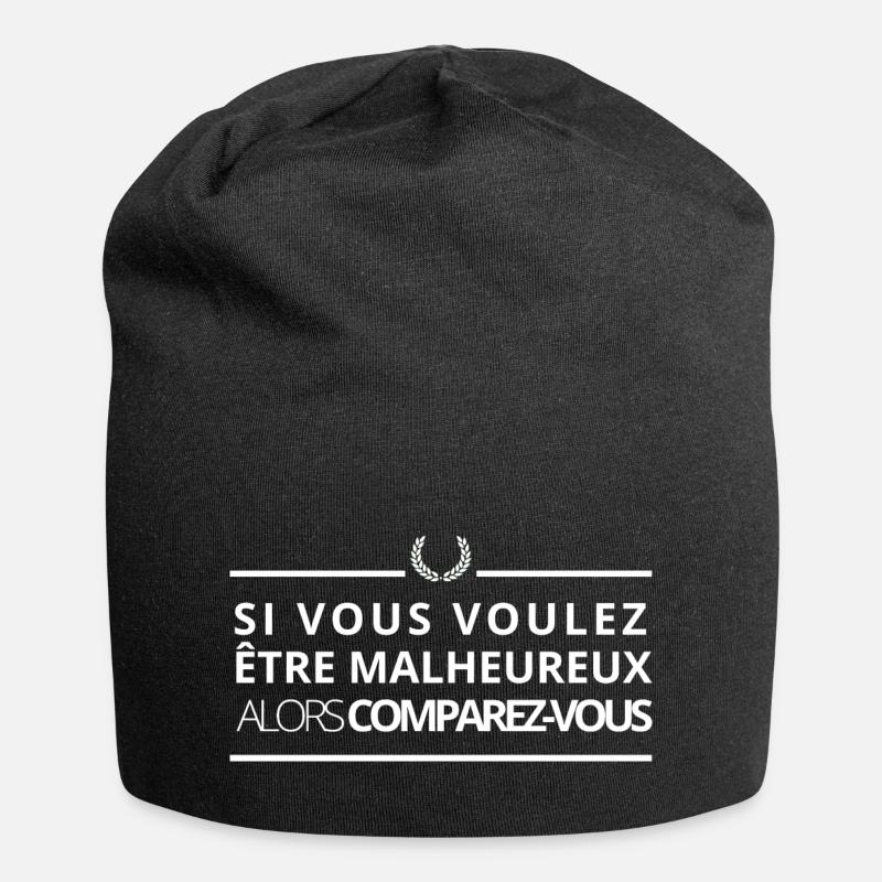 Compare - Jersey Beanie - black