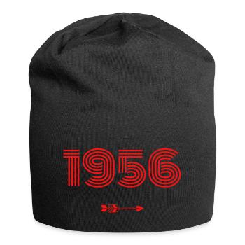 Born in 1956 - Jersey Beanie - black - Front
