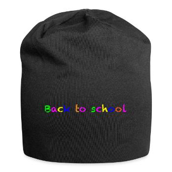 Back to school Rainbow - Jersey-Beanie - Schwarz - Vorne