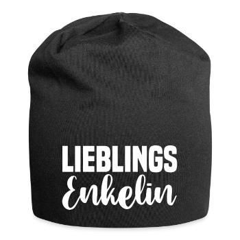 Enkelin - Jersey-Beanie - Schwarz - Vorne