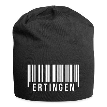 Schwaben Strichcode Ertingen - Jersey-Beanie - Schwarz - Vorne