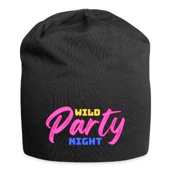 Wilde Partynacht - wilde Partynacht - Jersey-Beanie - Schwarz - Vorne
