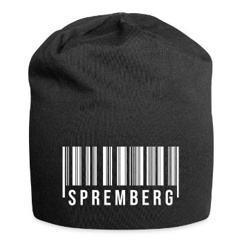 Spremberg Strichcode1 - Jersey-Beanie - Schwarz - Vorne