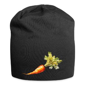 carrot - Jersey Beanie - black - Front