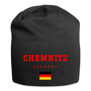 Chemnitz, Germany - Jersey Beanie - black - Front