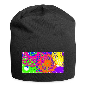 Pattern - Jersey Beanie - black - Front