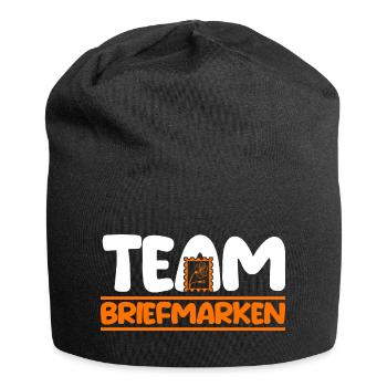 Philatelie Briefmarkensammlung Briefmarkensammler - Jersey-Beanie - Schwarz - Vorne