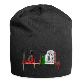 Zeche Tempel ,Deutschland Italien - Jersey-Beanie - Schwarz - Vorne