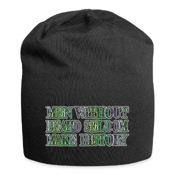 bearded dragon bearded collie - Jersey-Beanie - Schwarz - Vorne