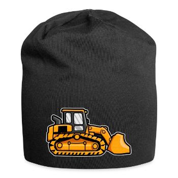 Crawler excavator - Jersey Beanie - black - Front
