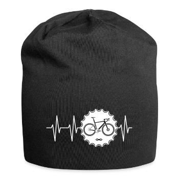 logo de vélo pulse avec pignon Biketeam Team Tour - Bonnet en jersey - noir - Devant