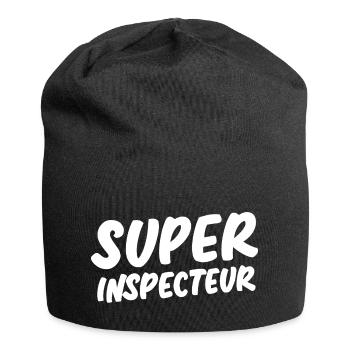 Super inspecteur - Bonnet en jersey - noir - Devant