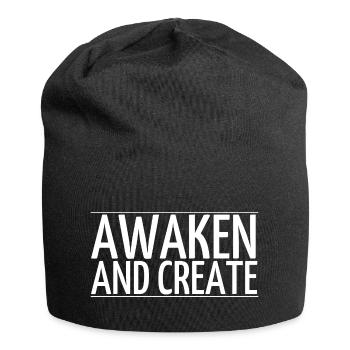 citation cadeau d’anniversaire à la recherche de l’illumination - Bonnet en jersey - noir - Devant