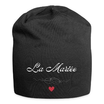 The Bride Rings-The Bride-to-be - Jersey Beanie - black - Front