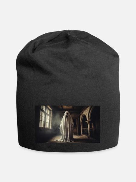 Böser Geist in einem alten Haus Monster Dunkler Horror - Jersey-Beanie - Schwarz