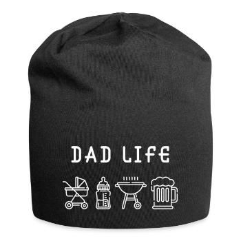Dad Life, Vatertagsgeschenk, vatertag 2024 - Jersey-Beanie - Schwarz - Vorne