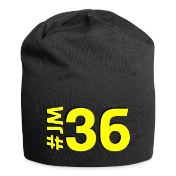 JM36-KARTON - Jersey-Beanie - Schwarz - Vorne