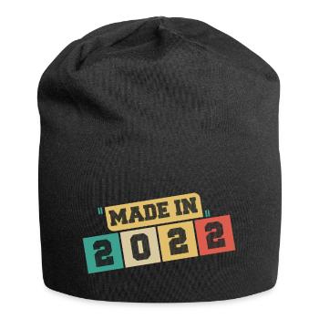 2022 anniversaire 2022 né en 2022 anniversaire - Bonnet en jersey - noir - Devant
