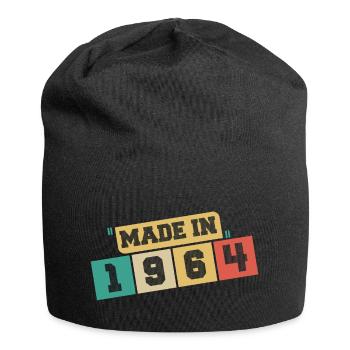 1964 anniversaire 1964 né en 1964 anniversaire - Bonnet en jersey - noir - Devant