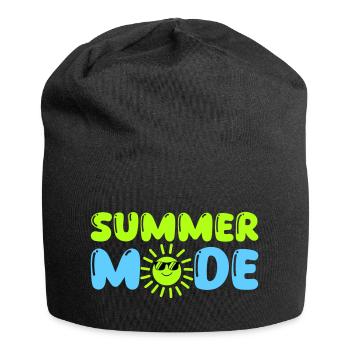 summer mode - Jersey-Beanie - Schwarz - Vorne