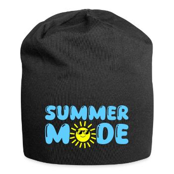 summer mode - Jersey-Beanie - Schwarz - Vorne