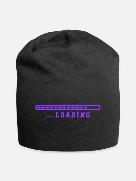 loading - Jersey-Beanie - Schwarz