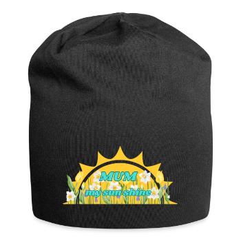 mum love never end - Jersey-Beanie - Schwarz - Vorne