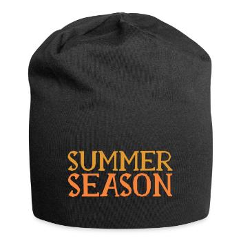 Saison d’été - Saison d’été - Soleil - Plage - Bonnet en jersey - noir - Devant