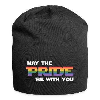 Mois de la fierté LGBT - Que la fierté soit avec vous - Bonnet en jersey - noir - Devant